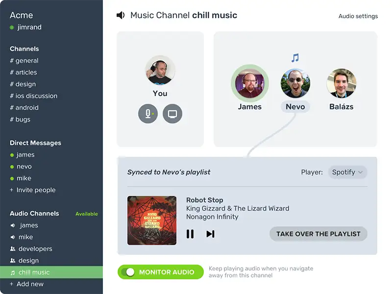 Music channel